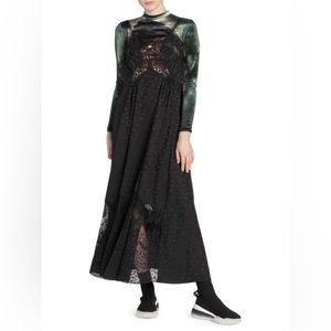 Stella McCartney Womens 6 (40)
Rya Silk Jacquard Maxi Dress Grunge Vampire Black